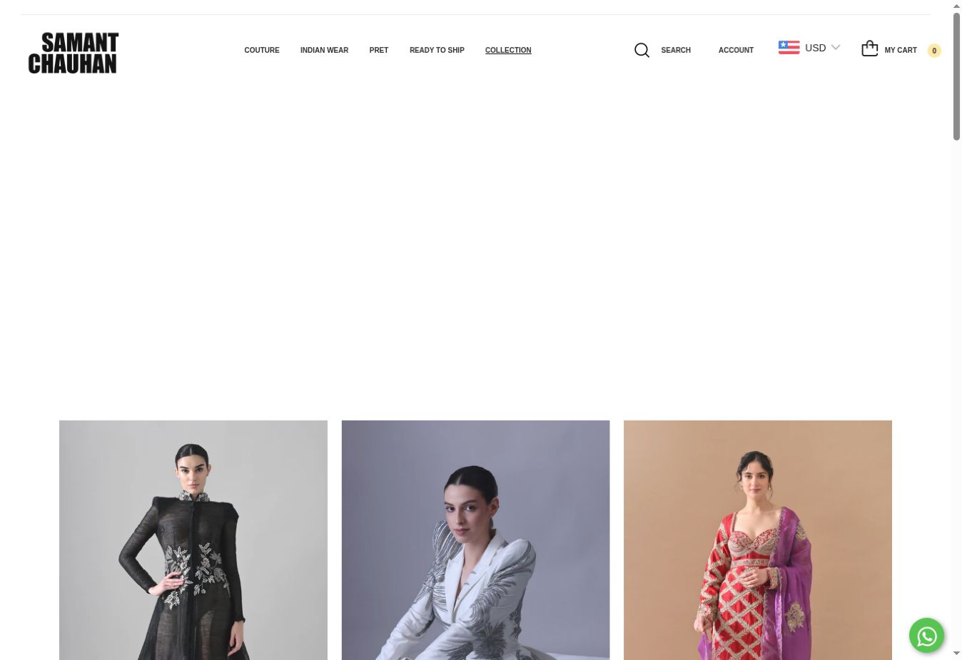 Samant Chauhan collections interface